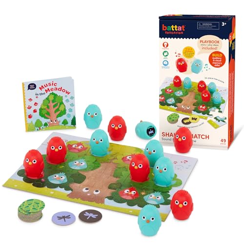 Battat Education Montessori Memory Game Sound Shakers Shaker Spielzeug 3 Jahre + Shake & Match Battat Education Montessori Memory Game Sound Shakers Shaker Spielzeug 3 Jahre + Shake & Match von Battat Education
