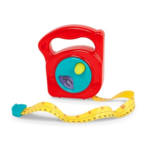 Battat BT4761Z Maßband Kinder mit Endhaken und Aufrollsystem, imperiale und metrische Messung, Werkzeug Spielzeug ab 2 Jahren, Rot Battat BT4761Z Maßband Kinder mit Endhaken und Aufrollsystem, imperiale und metrische Messung, Werkzeug Spielzeug ab 2 Jahren, Rot von Battat
