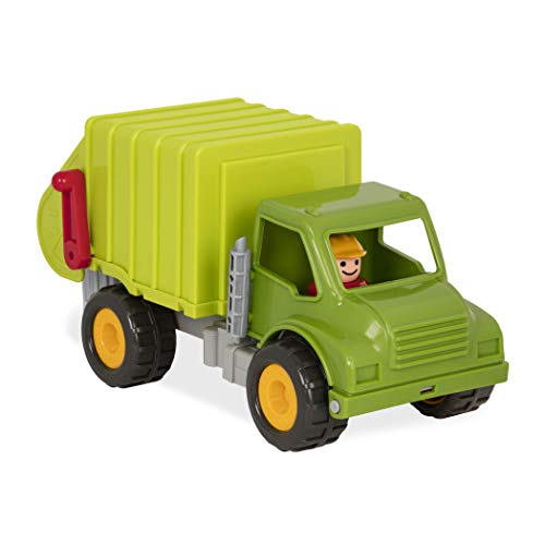 Battat Großes Müllauto LKW Sandkasten mit Figur 31 cm – Sandspielzeug Kinder Spielzeug Fahrzeug für Mädchen und Jungen ab 18 Monaten (2 Teile) von Battat
