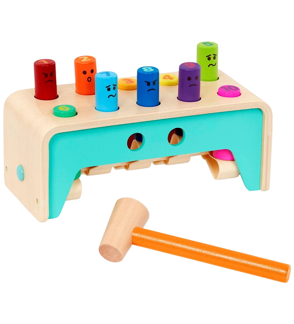 Battat Hammerbank - 26 cm - Holz m. Print - Battat - One Size - Motorik Tiere Battat Hammerbank - 26 cm - Holz m. Print - Battat - One Size - Motorik Tiere von Battat