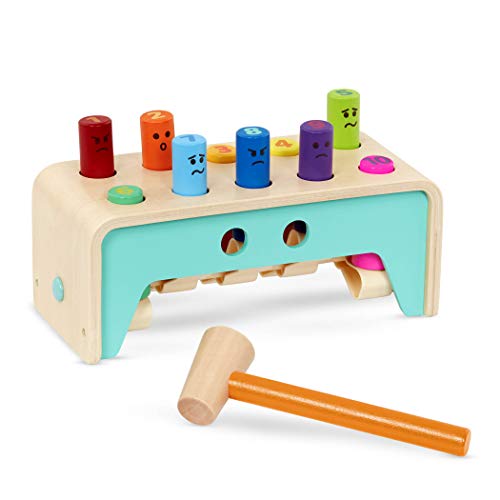 Battat Hammerspiel für Kinder aus Holz – Hämmerchenspiel, Klopfbank, Hammerbank, Klopfspiel – Motorikspielzeug Baby, Lernspielzeug, pädagogisches Spielzeug ab 1 Jahr Battat Hammerspiel für Kinder aus Holz – Hämmerchenspiel, Klopfbank, Hammerbank, Klopfspiel – Motorikspielzeug Baby, Lernspielzeug, pädagogisches Spielzeug ab 1 Jahr von Battat