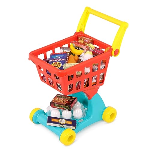Battat – Einkaufawagen Kinder Spielset – Spielzeug Lebensmittel; Einkaufswagen für Kinder – 29 Lebensmittel Zubehör – Kinderküche Zubehör Lebensmittel – Spielzeug ab 2 Jahren Battat – Einkaufawagen Kinder Spielset – Spielzeug Lebensmittel; Einkaufswagen für Kinder – 29 Lebensmittel Zubehör – Kinderküche Zubehör Lebensmittel – Spielzeug ab 2 Jahren von Battat