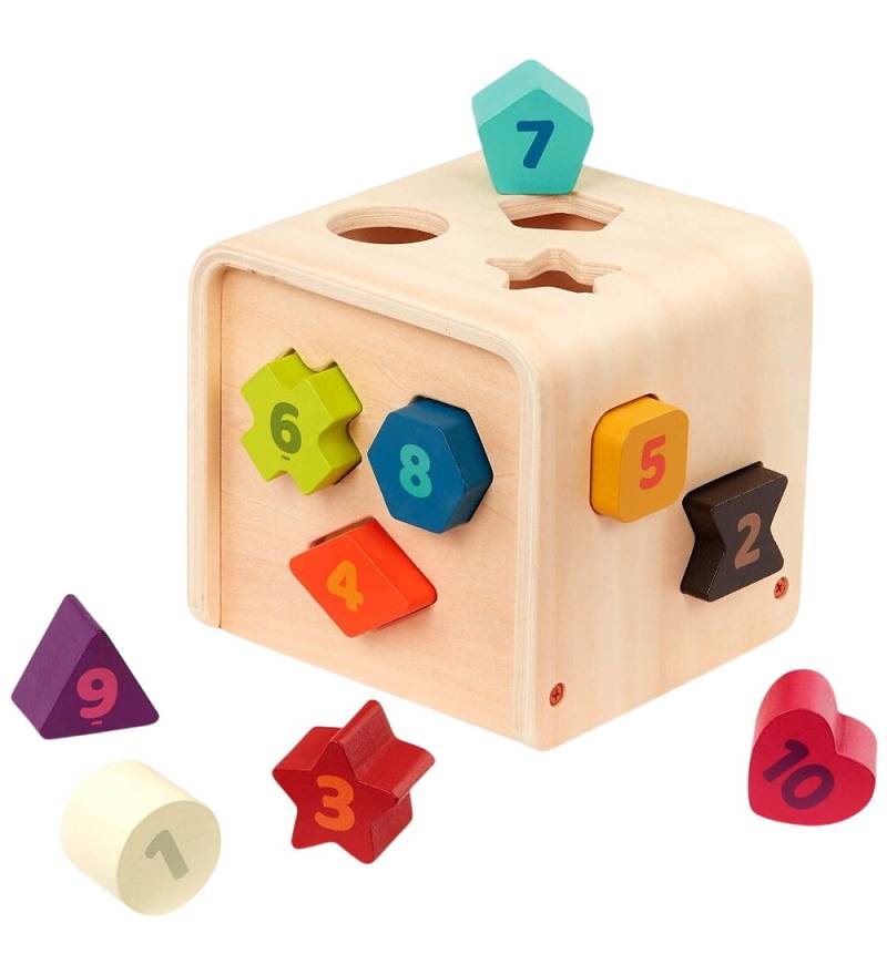 Battat Steckspiel - Holz - 11 Teile - Battat - One Size - Steckspiele Battat Steckspiel - Holz - 11 Teile - Battat - One Size - Steckspiele von Battat