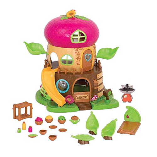 Li’l Woodzeez 19-teilig Eichel Baumhaus Set mit Zubehör und Wackelkopf Tierfigur – Waschbär, Bett, Geschirr und mehr – Spielzeug für Kinder ab 3 Jahren Li’l Woodzeez 19-teilig Eichel Baumhaus Set mit Zubehör und Wackelkopf Tierfigur – Waschbär, Bett, Geschirr und mehr – Spielzeug für Kinder ab 3 Jahren von Battat