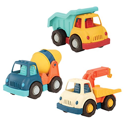 Wonder Wheels 3 Große LKWs Kipplaster, Abschleppwagen, Betonmischer – Kinder Spielzeug Outdoor Sandkasten Sandspielzeug – Fahrzeuge ab 1 Jahr Wonder Wheels 3 Große LKWs Kipplaster, Abschleppwagen, Betonmischer – Kinder Spielzeug Outdoor Sandkasten Sandspielzeug – Fahrzeuge ab 1 Jahr von Battat