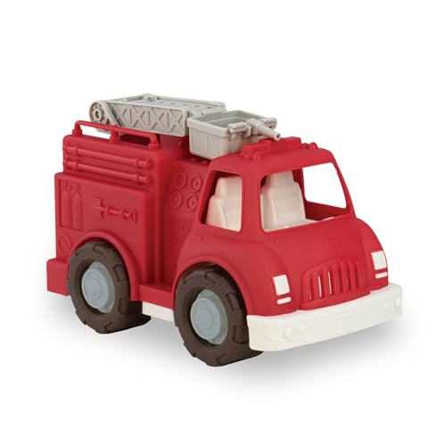 Wonder Wheels Große Feuerwehr 30 cm – Kinder Auto Spielzeug Outdoor Sandkasten Sandspielzeug – Feuerwehrauto Fahrzeug für Mädchen und Jungen ab 1 Jahr von Battat