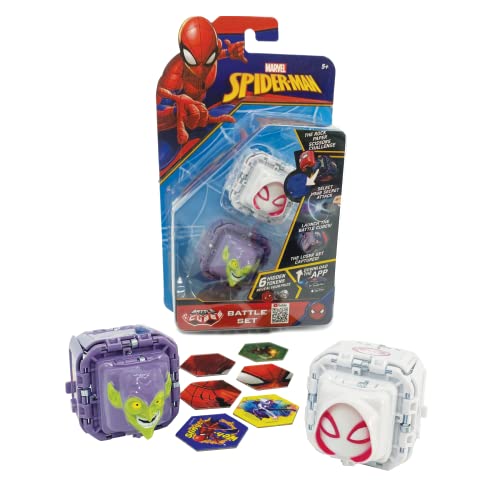 Battle Cubes 2 Stück Spiderman – Grüner Kobold und Spider-Gwen, Rockpapier, Scherenspiel Battle Cubes 2 Stück Spiderman – Grüner Kobold und Spider-Gwen, Rockpapier, Scherenspiel von Battle Cubes