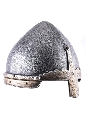 Battle-Merchant Kinder Normannenhelm aus Kunststoff Fasching LARP Kinderhelm Kids Ritterhelm von Battle-Merchant