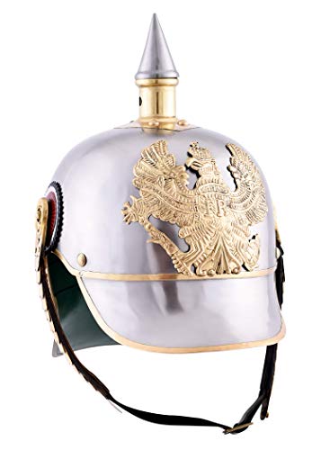 Battle-Merchant Pickelhaube Preußen 1889 Kürassierhelm, Stahl von Battle-Merchant