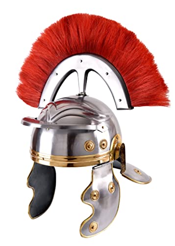 Battle-Merchant Römischer Offiziershelm mit Helmbusch (Centurio) von Battle-Merchant