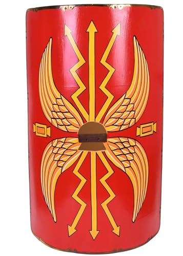 Battle-Merchant Scutum der römischen Legionäre, Römerschild mit Umbo aus Stahl - Schild von Battle-Merchant