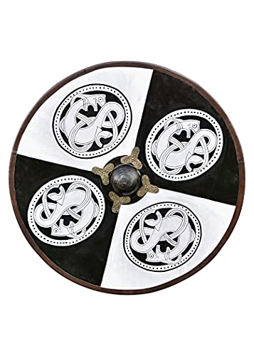 Battle-Merchant Wikinger Rundschild, aus Holz, mit Greiftier-Bemalung - Schild Battle-Merchant Wikinger Rundschild, aus Holz, mit Greiftier-Bemalung - Schild von Battle-Merchant