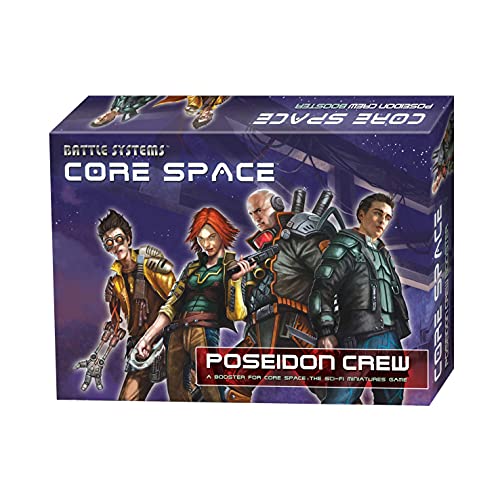 Battle Systems BSGCSE006 Core Space - Poseidon Crew - Sci Fi Miniaturspiel - Mehrstufiges Tabletop Kriegsspielbrett - Wargaming 40K Universum von Battle Systems