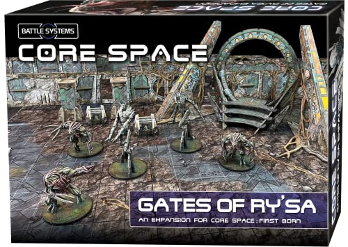 Battle Systems – Core Space First Born – Sci-Fi-Miniaturen-Brettspiel – Cyberpunk 28 mm Science-Fiction-Figuren für 40K Wargame – Tabletop Modulares 3D-Gaming-Terrain – Gates of Ry’sa von Battle Systems