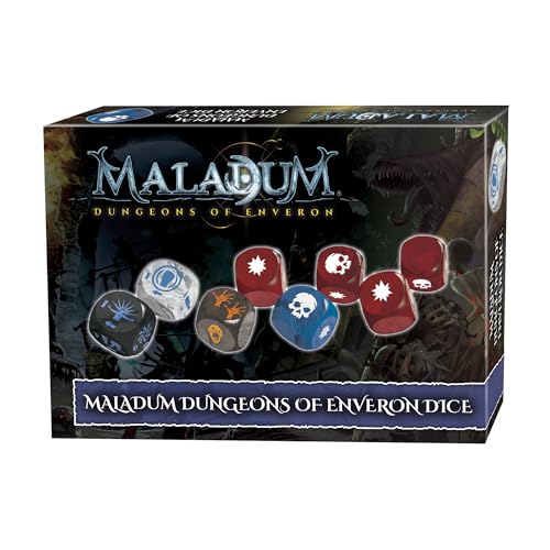Battle Systems Maladum Dungeons of Enveron Würfel – Fantasy Dungeon Crawler Game Immersive Terrain Solo, Koop- und Gegnerspiel Battle Systems Maladum Dungeons of Enveron Würfel – Fantasy Dungeon Crawler Game Immersive Terrain Solo, Koop- und Gegnerspiel von Battle Systems