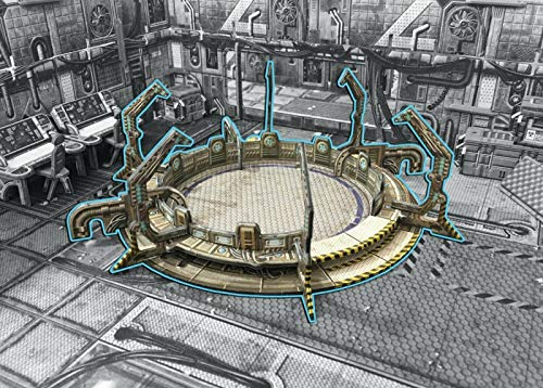 Battle Systems SciFi Terrain Partikelsender – 28–35 mm RPG Wargames Landschaft SciFi 40k von Battle Systems