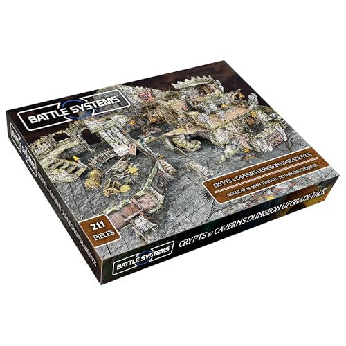 Battle Systems Tabletop Terrain: Dungeon Upgrade Pack - Wände, Böden, Möbel & Accessoires - D&D - Teen, Young Adult, Adult Battle Systems Tabletop Terrain: Dungeon Upgrade Pack - Wände, Böden, Möbel & Accessoires - D&D - Teen, Young Adult, Adult von Battle Systems