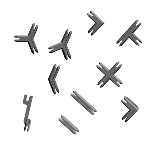Battle Systems Terrain Plastic Terrain Clips (Grau) - Core Space und SciFi, Fantasy, Modern Terrain kompatibel von Battle Systems