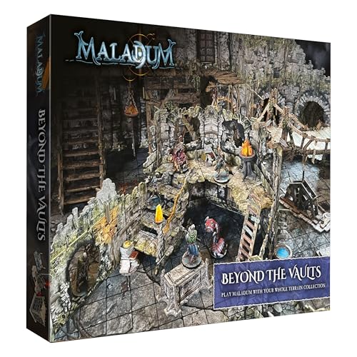 Maladum Beyond The Vaults - Fantasy Dungeon Crawler Game Immersive Terrain Solo, Co-op and Adversarial Play Maladum Beyond The Vaults - Fantasy Dungeon Crawler Game Immersive Terrain Solo, Co-op and Adversarial Play von Battle Systems
