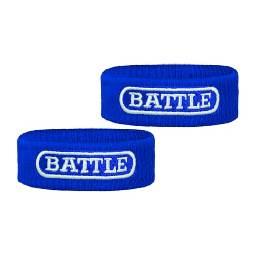Battle Fußball-Schwimmflügel – Hochleistungsbänder mit ultraweichem Material, um Schweiß abzuleiten und die Hände trocken und bequem zu halten – inklusive 2 Bizepsbändern – Blau Battle Fußball-Schwimmflügel – Hochleistungsbänder mit ultraweichem Material, um Schweiß abzuleiten und die Hände trocken und bequem zu halten – inklusive 2 Bizepsbändern – Blau von Battle