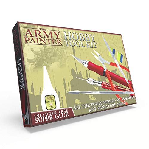 The Army Painter | Hobby Tool Kit | Werkzeugkasten für Anfänger | Messer, Feile, Bohrer, Fräser und andere Werkzeuge für Wargames, Rollenspiele und Tabletop Miniatur Modell Malerei von The Army Painter
