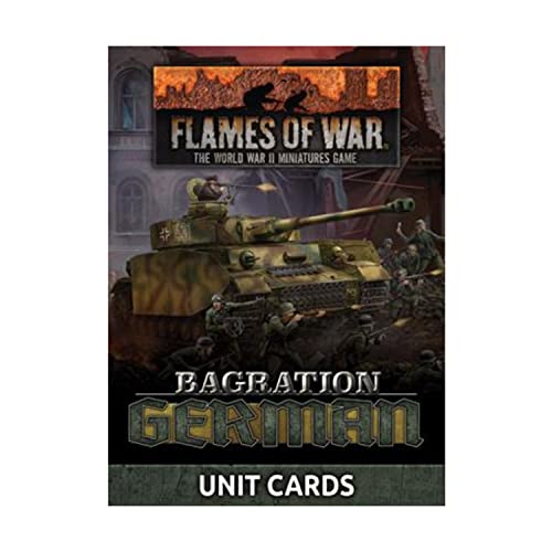 Battlefront Miniatures: Bagration - 70 German Unit Cards (EN) - Militärisch - 15+ von Flames of War