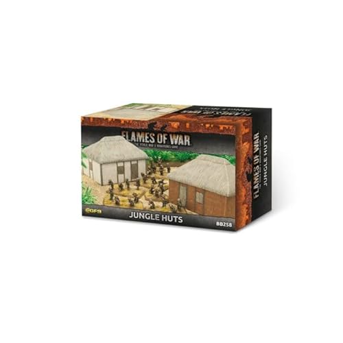 Battlefield in a Box: Dschungelhütten von Battlefront Miniatures