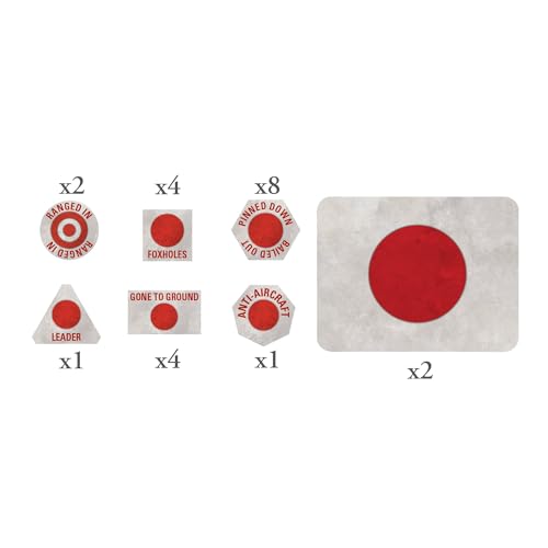 Battlefront Miniatures Flames of War Japanisches Mid-Kriegs-Spielstein-Set Battlefront Miniatures Flames of War Japanisches Mid-Kriegs-Spielstein-Set von Battlefront Miniatures