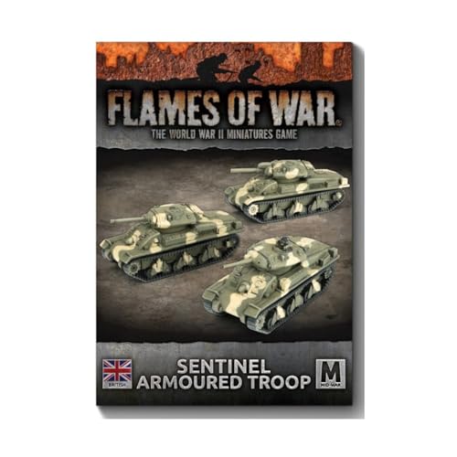 Battlefront Miniatures Flames of War Mid War Pacific British Sentinel Tank Platoon von BATTLEFRONT MINIATURES