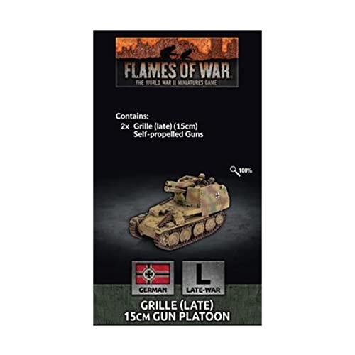 Battlefront Miniatures Flames of War WW2: Deutsch - Kühlergrill (Spät) 15cm Gun Platoon von Battlefront Miniatures