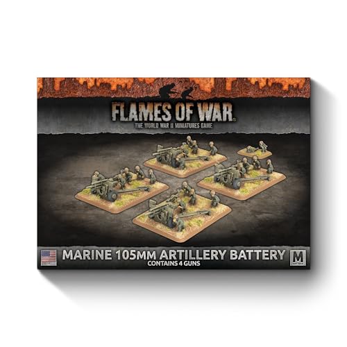 Battlefront Miniatures Flames of War: USA: Marine 105 mm Artilleriebatterie von Battlefront Miniatures