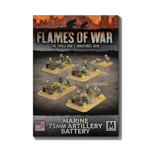 Battlefront Miniatures Flames of War: USA: Marine 75mm Artillery Battery Battlefront Miniatures Flames of War: USA: Marine 75mm Artillery Battery von Battlefront Miniatures