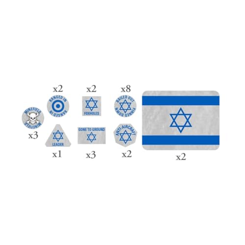 Battlefront Miniatures Israelisches Spielstein-Set aus dem Zweiten Weltkrieg von Battlefront Miniatures