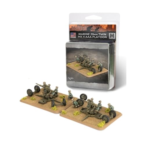 Battlefront Miniatures Marine 20 mm Twin MK 4 AAA Platoon von Battlefront Miniatures