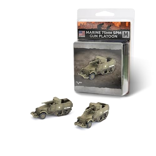 Battlefront Miniatures Marine 75 mm SPM Gun Platoon von Battlefront Miniatures