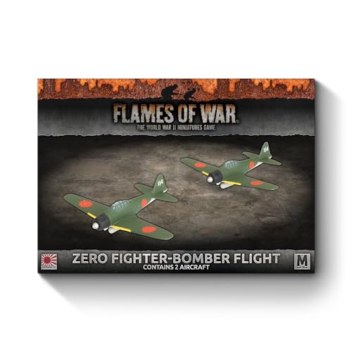 Zero Fighter-Bomber Flight (x2 Plastic) von Battlefront Miniatures