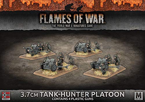Unbekannt Flames of War: Mid War: German: 3.7mm Tank Hunter Platoon (GBX114) von Battlefront
