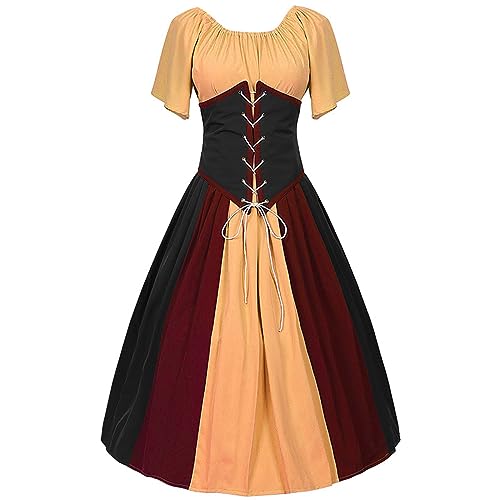 Battnot Mittelalter Kleidung Damen Renaissance Retro Partykleid Mittelalter Kostüme Damen Gothic Kleider Halloween Karneval Vintage Maxikleid Für Halloween Karneval Kostüm Sale Angebote Battnot Mittelalter Kleidung Damen Renaissance Retro Partykleid Mittelalter Kostüme Damen Gothic Kleider Halloween Karneval Vintage Maxikleid Für Halloween Karneval Kostüm Sale Angebote von Battnot