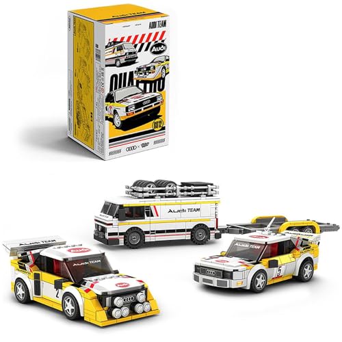 Technik Auto für Audi Quattro WRC Team, PB8812 KIemmbausteine, Maßstab 1: 32 Supercar Modell, 1362 Teile Technik Quattro Auto Bausatz Technik Auto für Audi Quattro WRC Team, PB8812 KIemmbausteine, Maßstab 1: 32 Supercar Modell, 1362 Teile Technik Quattro Auto Bausatz von BauCIubs