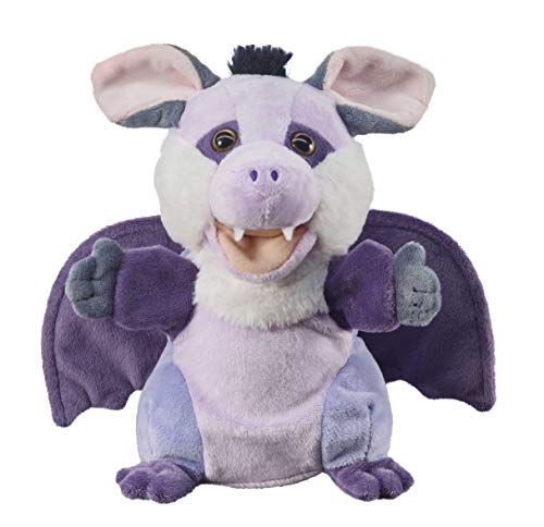 Bauer Spielwaren "Theatrello Handpuppe Fledermaus: Kuscheltier für Puppentheater und Lernspiele, waschbar, lila (11844) von Bauer Spielwaren