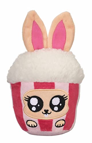 Bauer Spielwaren "Food & Co. - Popcorn Häschen: Kuscheltier aus softem Plüsch zum Kuscheln und Liebhaben, 11 cm, weiß-pink (12125) von Bauer Spielwaren