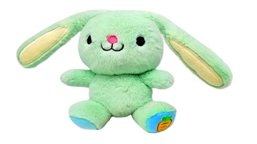 Bauer Spielwaren Stretch Buddies - Hase Mint: Kuscheltier aus softem Plüsch, mit beweglichen Ohren und Beinen, 28 cm, Mint grün (12281) von Bauer Spielwaren