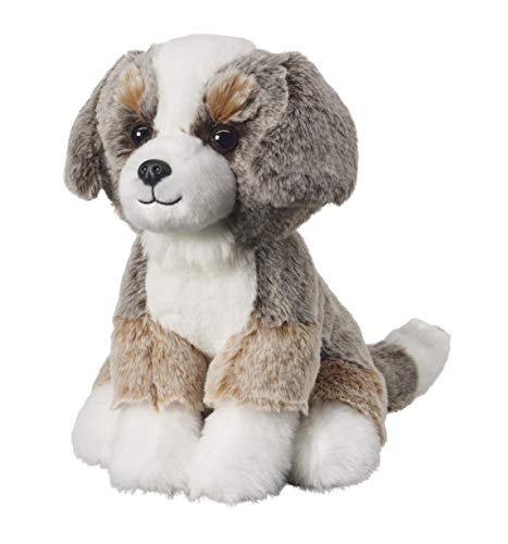 Bauer Spielwaren "Deine Tiere mit Herz" Berner Sennhund sitzend: Kuscheltier aus superweichem Plüsch, 18 cm, weiß-braun (12520) von Deine Tiere mit Herz