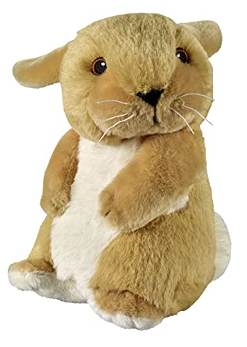 Bauer Spielwaren 12957 I Like My Planet Hase Plüschtier aus recyceltem Material, beige von Bauer Spielwaren