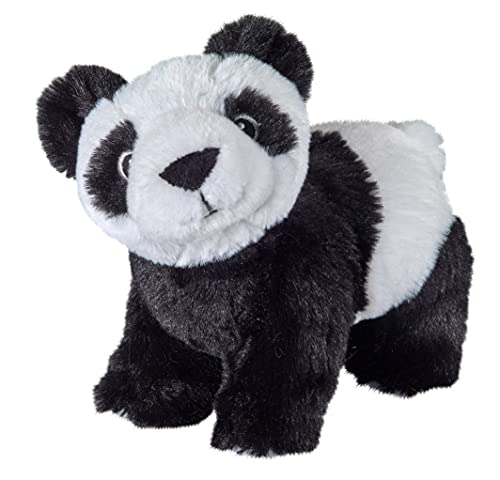 Bauer Spielwaren I Like My Planet - Panda: Kuscheltier aus softem Plüsch, hergestellt aus recycelten PET-Flaschen, 100% recycelt, stehend, 20 cm, schwarz-weiß (12975) von Bauer Spielwaren