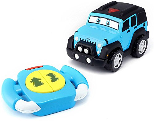 Bauer Spielwaren 16-82301 Jeep - Lil Driver unlimited Spielzeugauto mit Fernsteuerung, Hell-Blau von Bauer Spielwaren