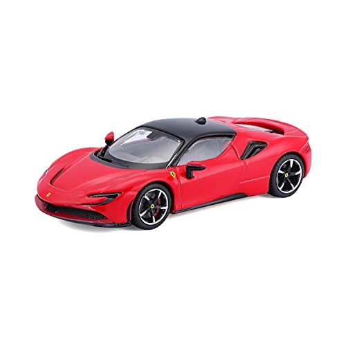 Bauer Spielwaren 18-36911 Ferrari SF90 Stradale Modellauto im Maßstab 1:43, rot von Bburago