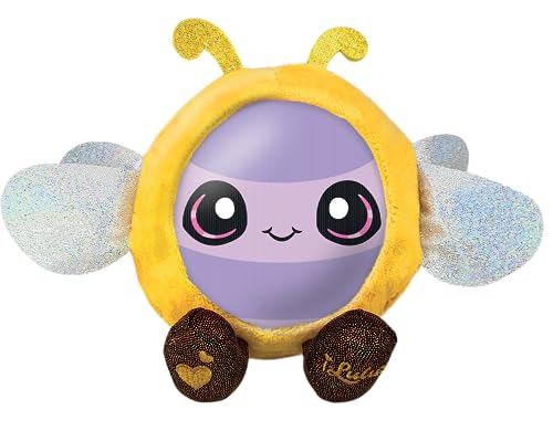 Bauer Spielwaren „I-Lulu's“ Bienchen: Kuscheltier aus weichem Plüsch, mit Zwei Gesichtern, 18 cm, gelb (18025) von Bauer Spielwaren