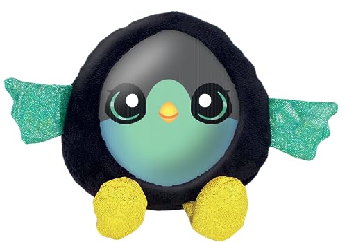Bauer Spielwaren „I-Lulu's“ Paradiesvogel: Kuscheltier aus weichem Plüsch, mit Zwei Gesichtern, 18 cm, schwarz (18028) von Bauer Spielwaren