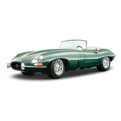 Bauer Spielwaren 2043140 Bauer Spielwaren 12046G Jaguar E-Type Cabrio Modellauto im Maßstab 1:18, grün von Bauer Spielwaren
